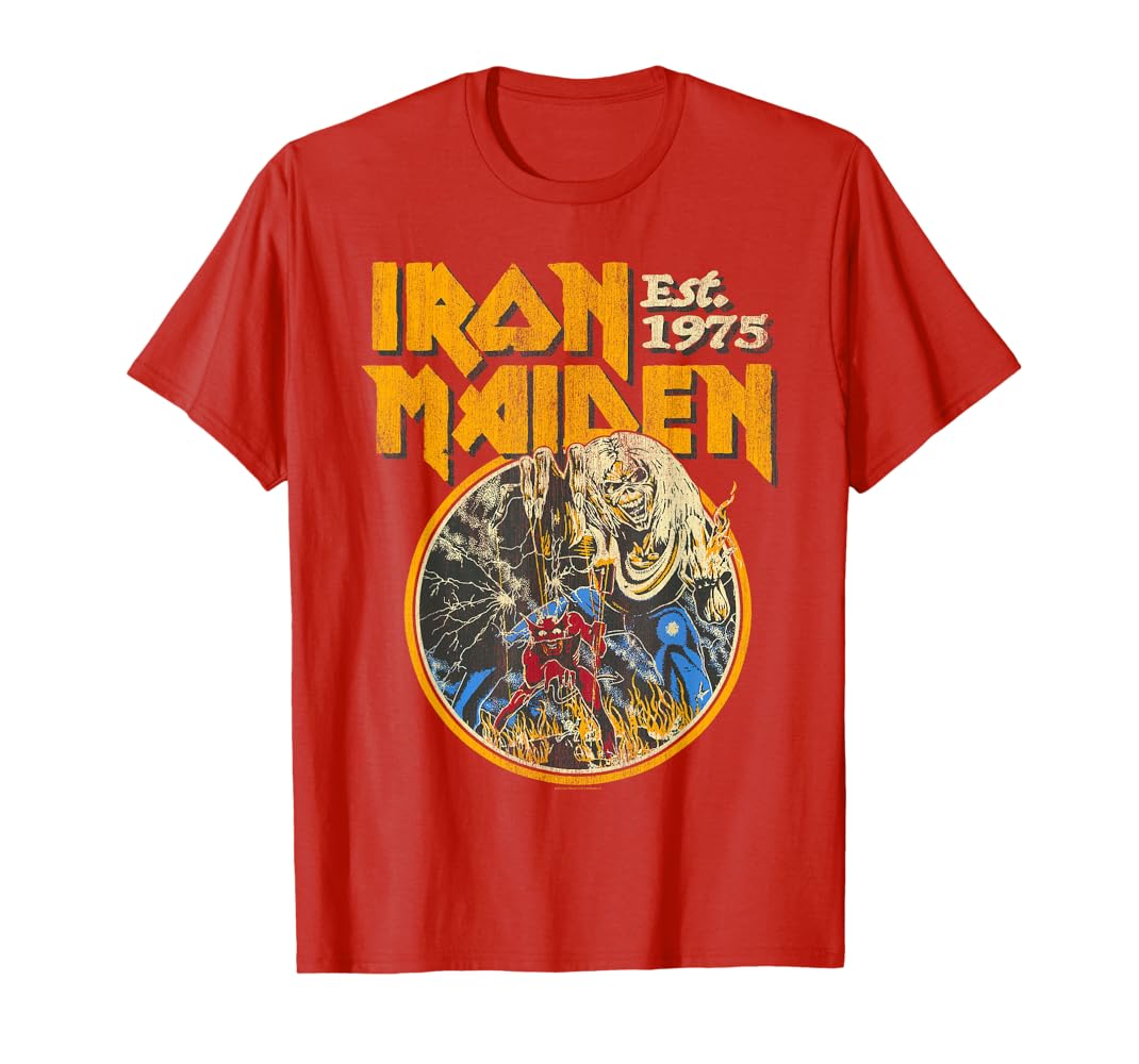Iron Maiden Vintage Tシャツ Lサイズ Vintage Iron Maiden Band T-shirt 80's 90's Size XL? All Over